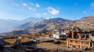 Muktinath Temple with Himalayan backdrop